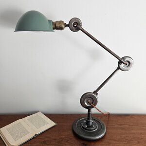 Vintage Edon Industrial Desk Lamp. Industrial Lighting.